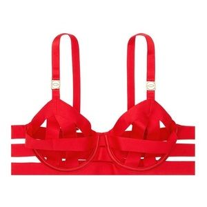 NWT Victoria’s Secret Very Sexy Strappy Open Cup Bondage Bra | 34DDD |